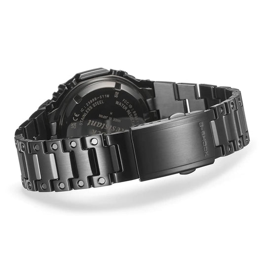 Casio G-Shock GM-B2100BD-1ADR Black IP Black Analog-Digital Dial Black IP Stainless Steel Solid Band Men's Watch Tough Solar Bluetooth G1271