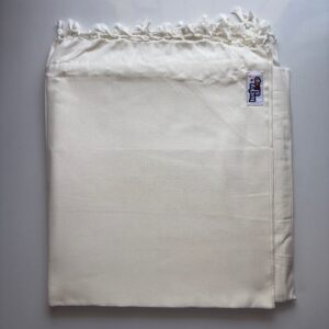 Bhagalpuri Dull Andi Chadar Plain Double Thread 54X100 inch White